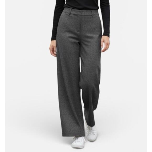 Worthington Industries Pants - Worthington Curvy Fit Trouser Dress Pants Women 12 Light Gray Career Stretch GUC